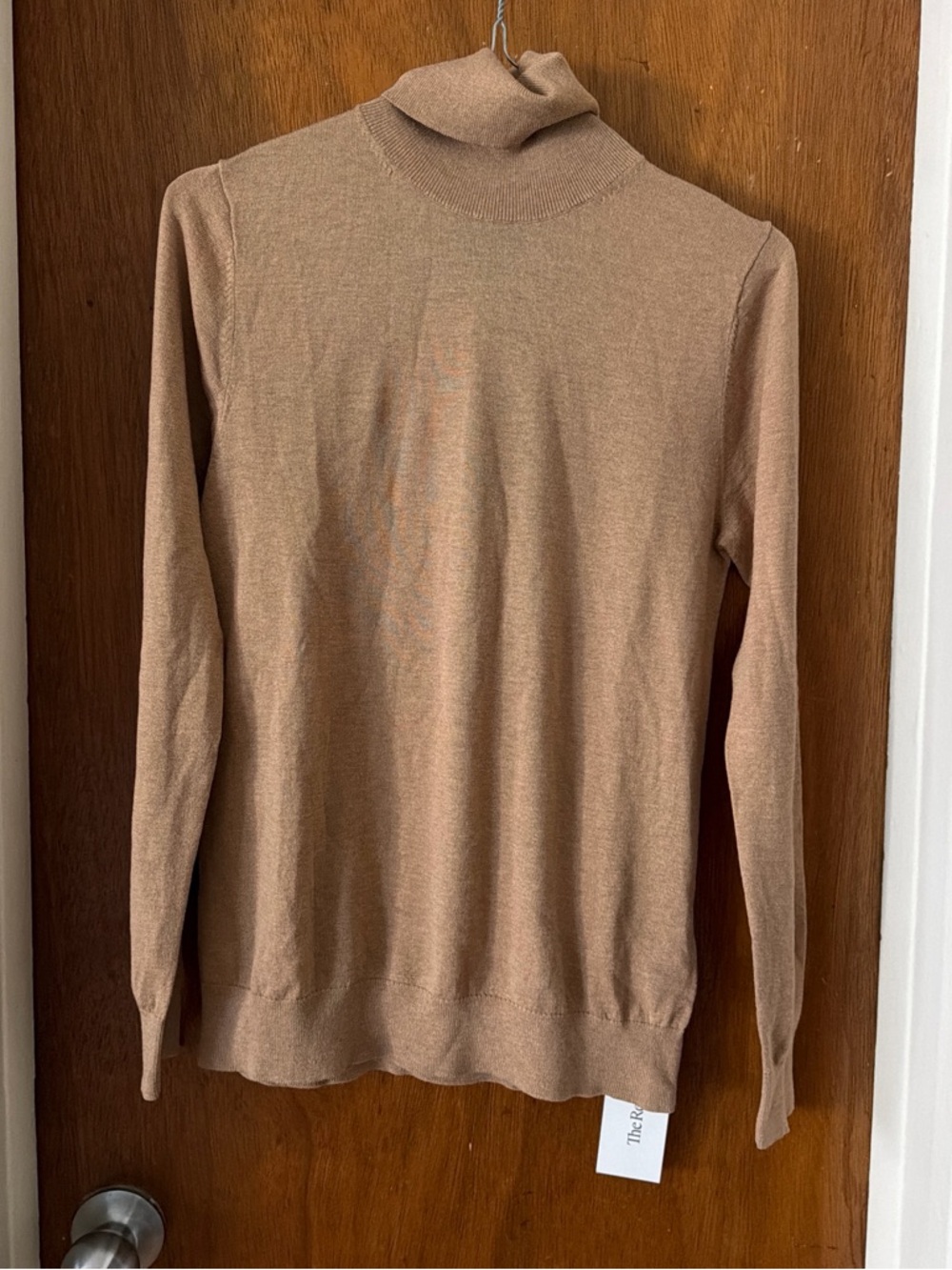 Massimo Dutti Men's Turtleneck Sweater - Camel Brown